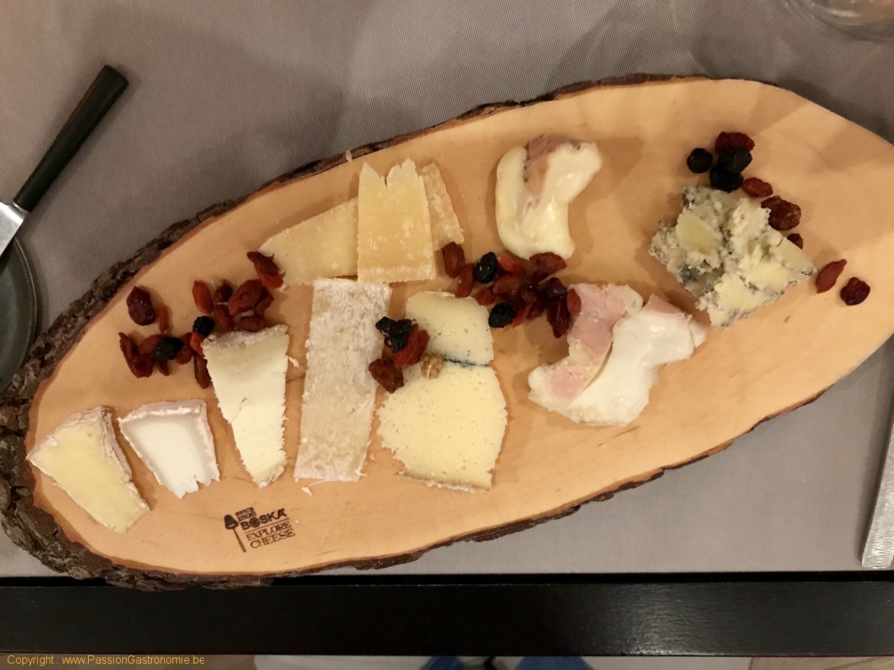Restaurant L'Ô de Samme - Le plateau de fromages