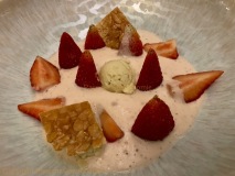 Restaurant LOriginal - Dessert autour des fraises romanoff