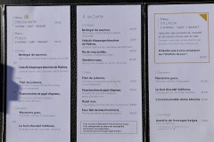 Restaurant LOriginal - La carte