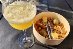 Restaurant LOriginal -Punch mangue passion cava Restaurant LOriginal -Punch mangue passion cava