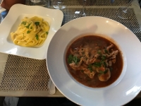 Restaurant Lo Stesso - Escalope de veau Marsala Restaurant Lo Stesso - Escalope de veau Marsala