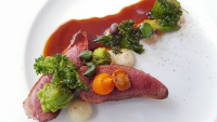 Restaurant Louise 345 - Pigeonneau, céleri, girolle, gingembre Restaurant Louise 345 - Pigeonneau, céleri, girolle, gingembre