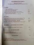 Restaurant Maison Marit - Carte Restaurant Maison Marit - Carte