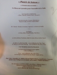 Restaurant Maison Marit - Le menu Restaurant Maison Marit - Le menu