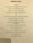 Restaurant Matthias and Sea - Menu de Pâques 2017 Restaurant Matthias and Sea - Menu de Pâques 2017