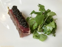 Restaurant Maxime Colin - Wagyu (après cuisson) et caviar Baeri