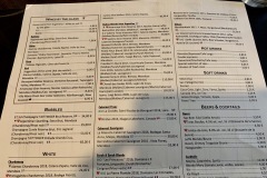 Restaurant Meet Meat - La carte des vins