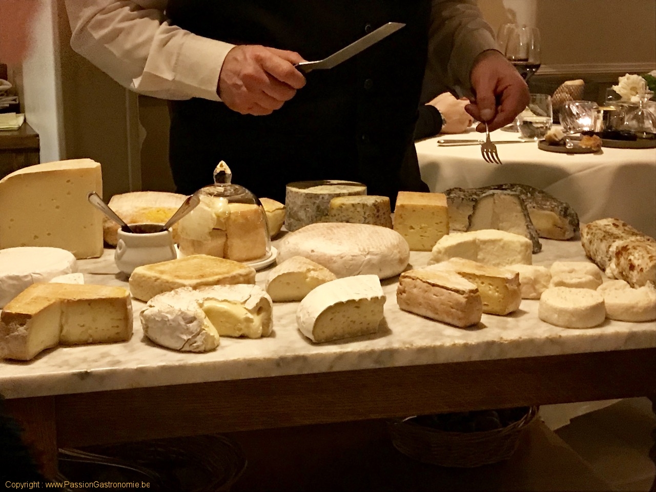 Auberge du Moulin Hideux - Le plateau de fromages