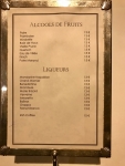 Auberge du Moulin Hideux - La carte des digestifs Auberge du Moulin Hideux - La carte des digestifs