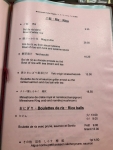 Restaurant Japonais Nonbe Daigaku - La carte Restaurant Japonais Nonbe Daigaku - La carte