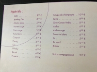 Restaurant On600Bien - Les apéritifs Restaurant On600Bien - Les apéritifs