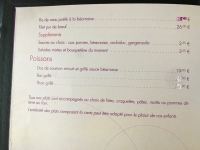 Restaurant On600Bien - La carte Restaurant On600Bien - La carte