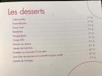 Restaurant On600Bien - Les desserts Restaurant On600Bien - Les desserts