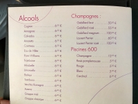 Restaurant On600Bien - Les alcools