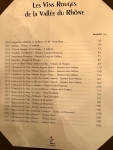 Restaurant Paul Bocuse - La carte des vins : les rouges de la vallée du Rhône Restaurant Paul Bocuse - La carte des vins : les rouges de la vallée du Rhône