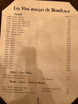 Restaurant Paul Bocuse - La carte des vins : les rouges de Bordeaux Restaurant Paul Bocuse - La carte des vins : les rouges de Bordeaux