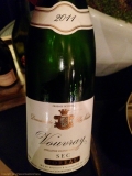 Restaurant Philippe Fauchet - Vouvray sec 2011 de chez Foreau