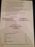 Restaurant Philippe Fauchet - Le menu Restaurant Philippe Fauchet - Le menu