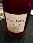 Restaurant Philippe Fauchet - Champage Ulysse Collin rosé de saignée Restaurant Philippe Fauchet - Champage Ulysse Collin rosé de saignée