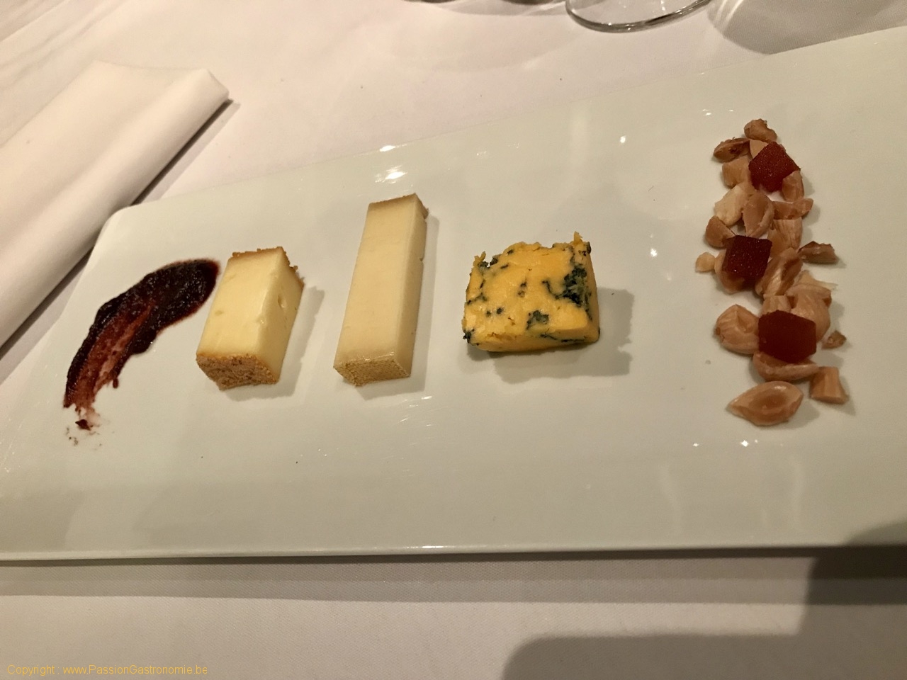 Restaurant Philippe Nuyens - Petite assiette de fromages