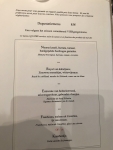 Restaurant Philippe Nuyens - Le menu quatre services