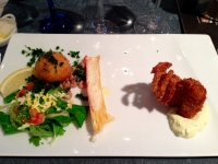Restaurant Les Embruns - Crabe, croquette, king crabe Restaurant Les Embruns - Crabe, croquette, king crabe