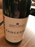 Restaurant Poivre Noir - Sancerre rouge de chez Mellot