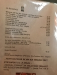 Restaurant Poivre Noir - La carte des vins