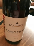 Restaurant Poivre Noir - Sancerre rouge de chez Mellot Restaurant Poivre Noir - Sancerre rouge de chez Mellot