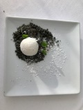 Restaurant Pouic Pouic - Crème au citron et yuzu, sorbet coco, rhum aux épices