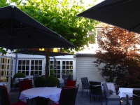 Restaurant Le Prieuré Saint-Géry - Terrasse Restaurant Le Prieuré Saint-Géry - Terrasse