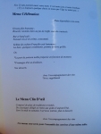 Restaurant Le Prieuré Saint-Géry - Menu célébration Restaurant Le Prieuré Saint-Géry - Menu célébration