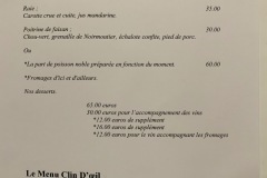 Restaurant Le Prieuré Saint-Géry - Menu célébration Restaurant Le Prieuré Saint-Géry - Menu célébration