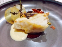 Restaurant Le Prieure Saint Gery - Turbot sauce vin jaune Restaurant Le Prieure Saint Gery - Turbot sauce vin jaune