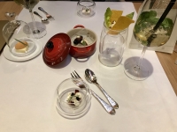 Restaurant Quadras - Première série de mise en bouche Restaurant Quadras - Première série de mise en bouche