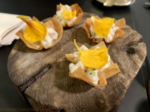 Restaurant Quai N°4 - Tartelette de feuilles de briques, tartare d'espadon