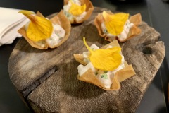 Restaurant Quai N°4 - Tartelette de feuilles de briques, tartare d'espadon