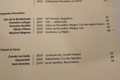 Restaurant Quai N°4 - La carte des vins - Les vins blancs - suite