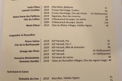 Restaurant Quai N°4 - La carte des vins - Les vins rouges - suite Restaurant Quai N°4 - La carte des vins - Les vins rouges - suite