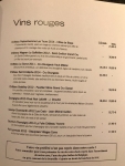 Restaurant Rob - Les vins rouges Restaurant Rob - Les vins rouges