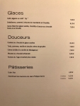 Restaurant Rob - La carte des desserts Restaurant Rob - La carte des desserts