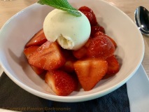 Restaurant Rob - Fraises du pays, glace vanille