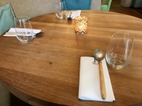 Restaurant San Sablon Bruxelles - Le dressage de la table Restaurant San Sablon Bruxelles - Le dressage de la table