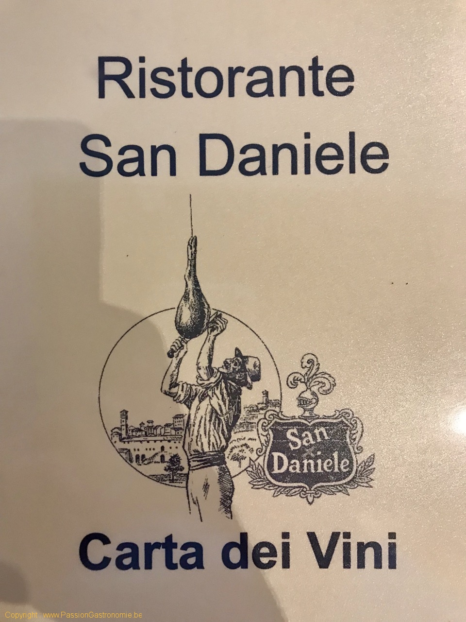 Restaurant San Daniele - La carte des vins