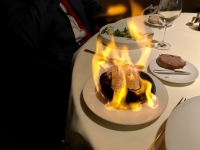 Restaurant Sea Grill - Langoustine Royale flambée Restaurant Sea Grill - Langoustine Royale flambée