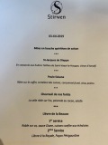 Restaurant Stirwen - Le menu