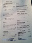 Brasserie Toucan Sur Mer - La carte Brasserie Toucan Sur Mer - La carte