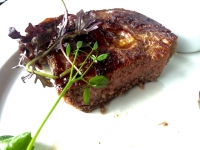 Restaurant Le Tri-Marrants - Cuisson de l'entrecôte Black Angus (demandée saignante) Restaurant Le Tri-Marrants - Cuisson de l'entrecôte Black Angus (demandée saignante)