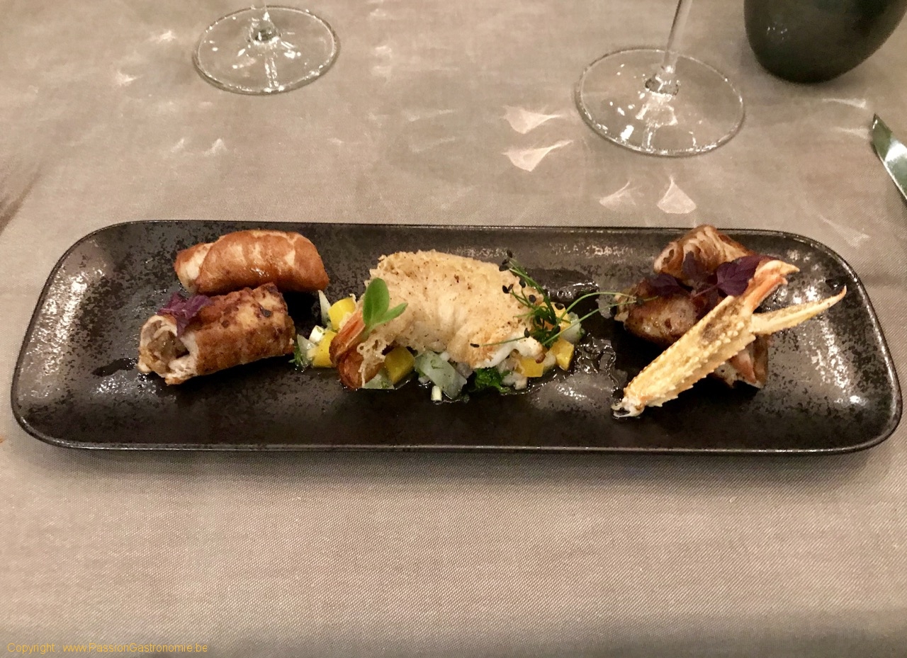 Restaurant Tribeca - Involtoni de veau et langoustines en kadaïf