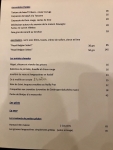 Restaurant Tribeca - La carte des entrées Restaurant Tribeca - La carte des entrées